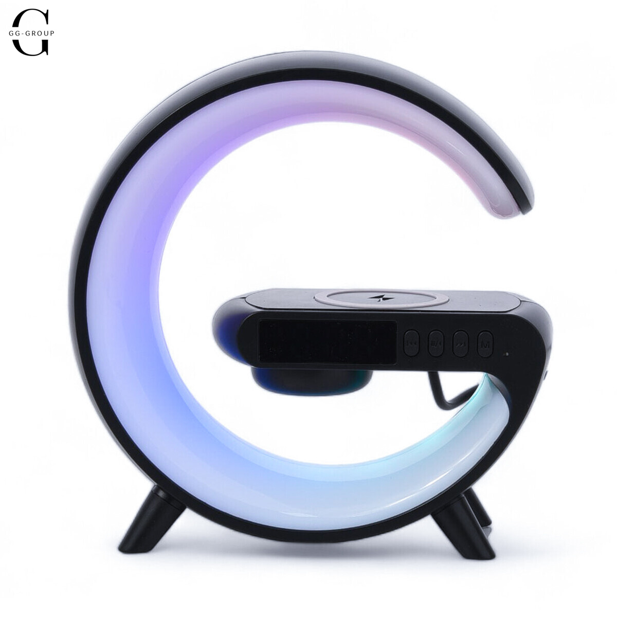 Нічник Smart Light Sound Machine з бездротовою зарядкою та Bluetooth колонкою-Small